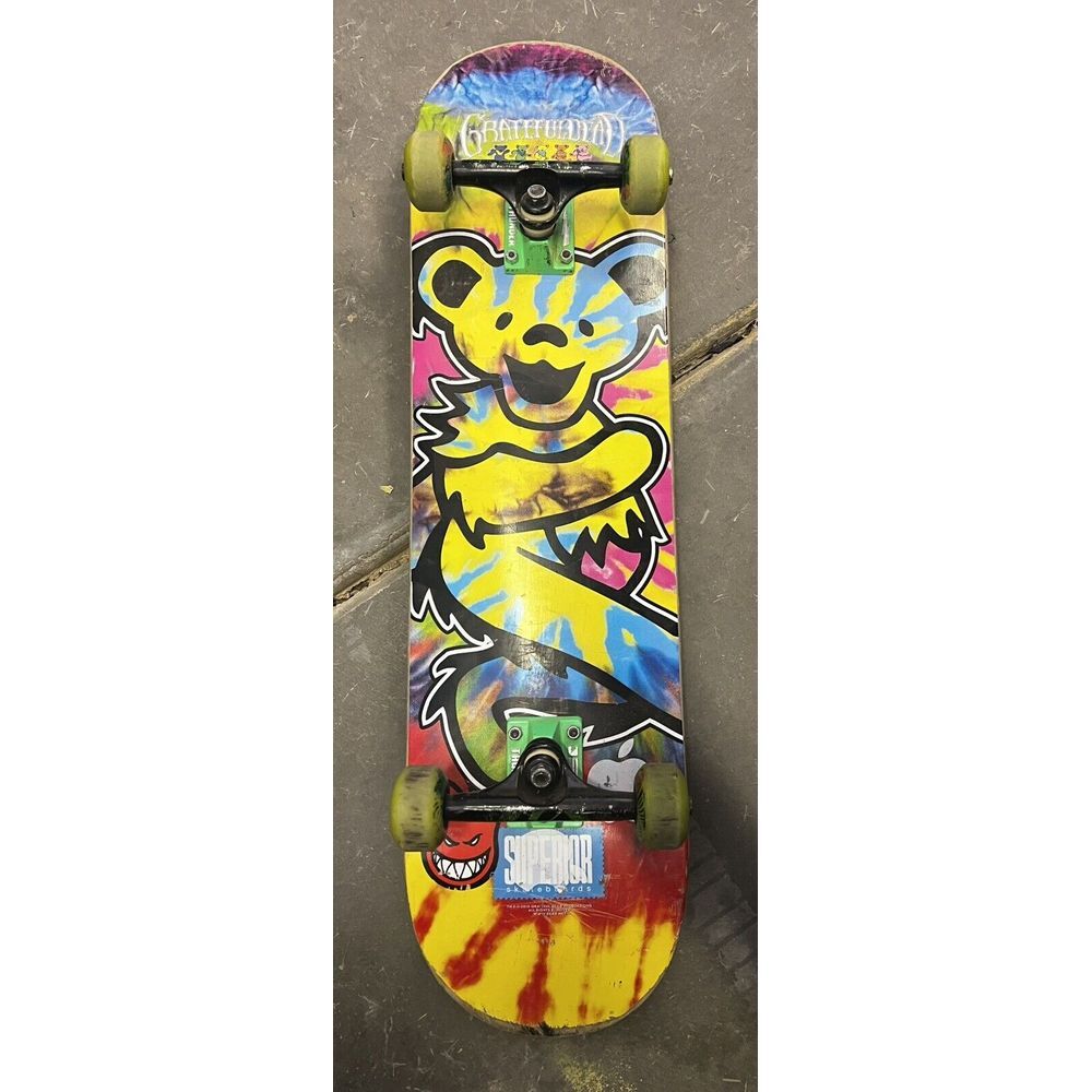 Grateful Dead Jerr Bears Skateboard 2015 Superior 7 Ply Board